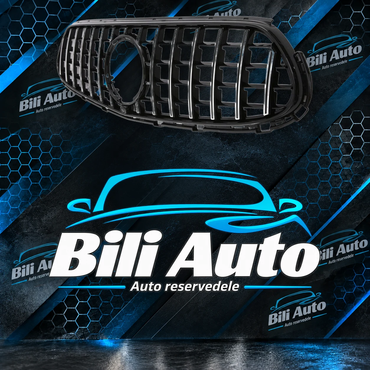 Grill Panamericana Mercedes GLC X254 C254 W254 AMG Line 2022+ - Billede 3