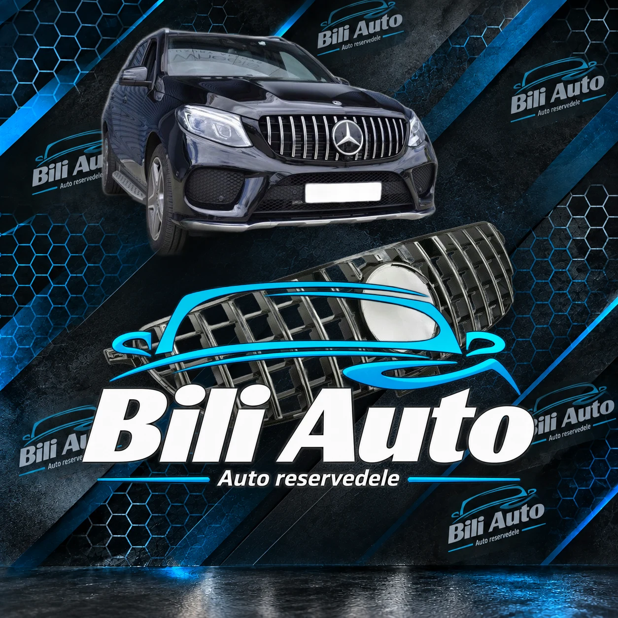 Grill Mercedes GLE Coupé C292 Panamericana