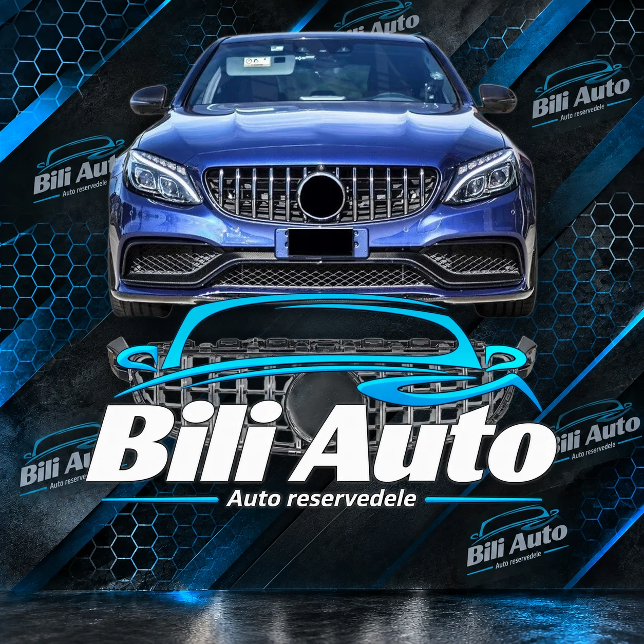 Grill Mercedes C-Klasse W205 C205 C63 AMG Panamericana