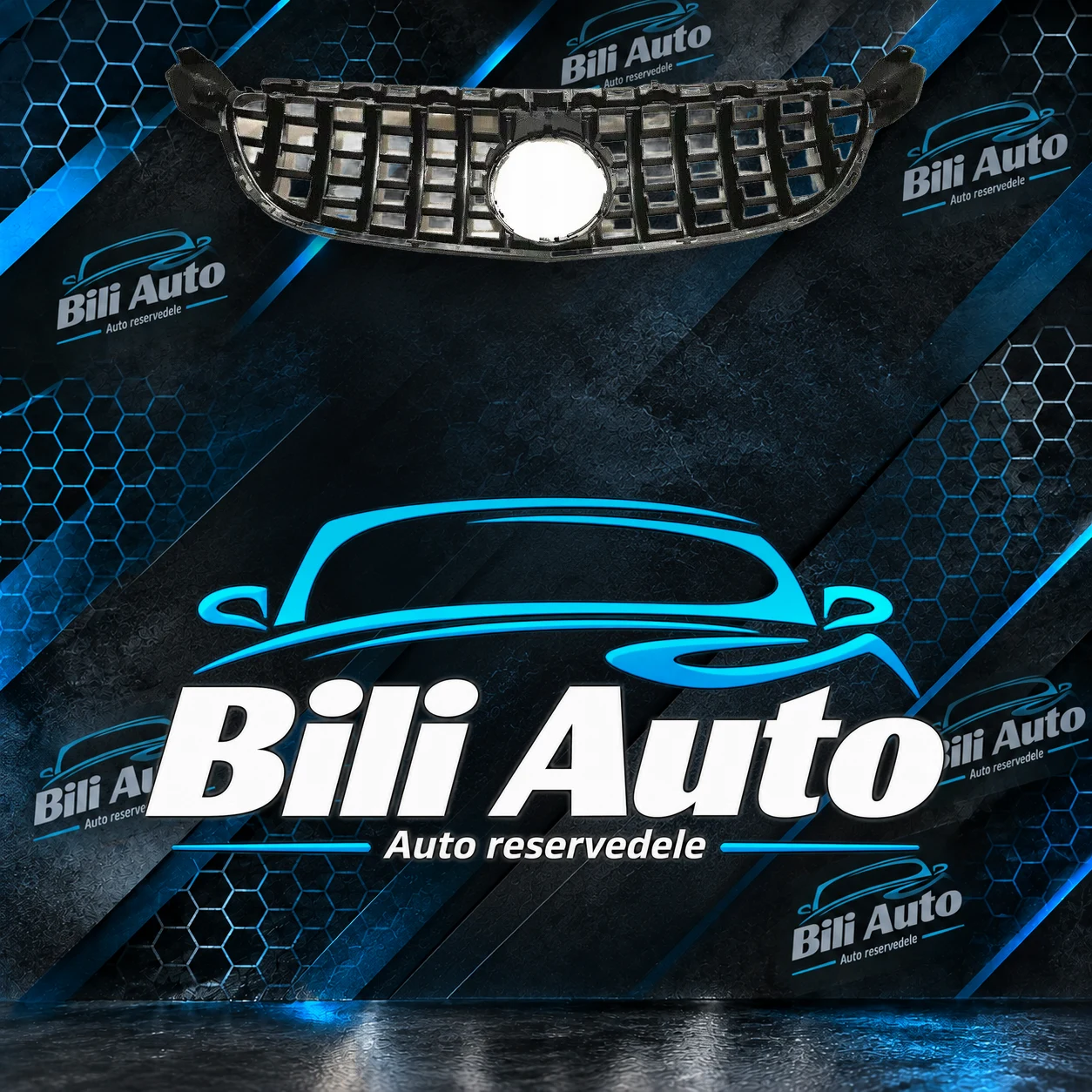 Grill Mercedes C-Klasse W205 C205 C63 AMG Panamericana - Billede 5