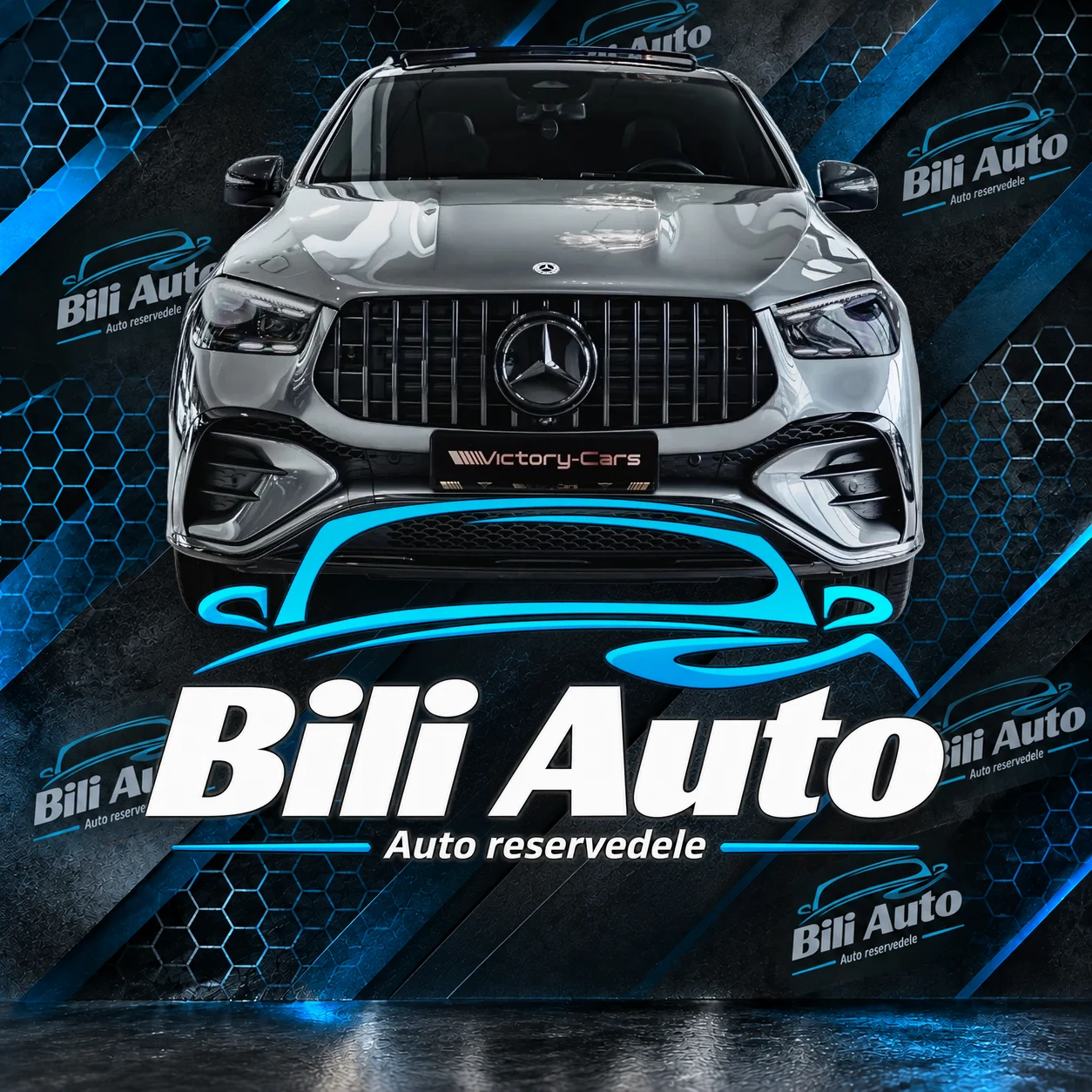 Grill Mercedes GLE W167 C167 AMG Panamericana Black V167