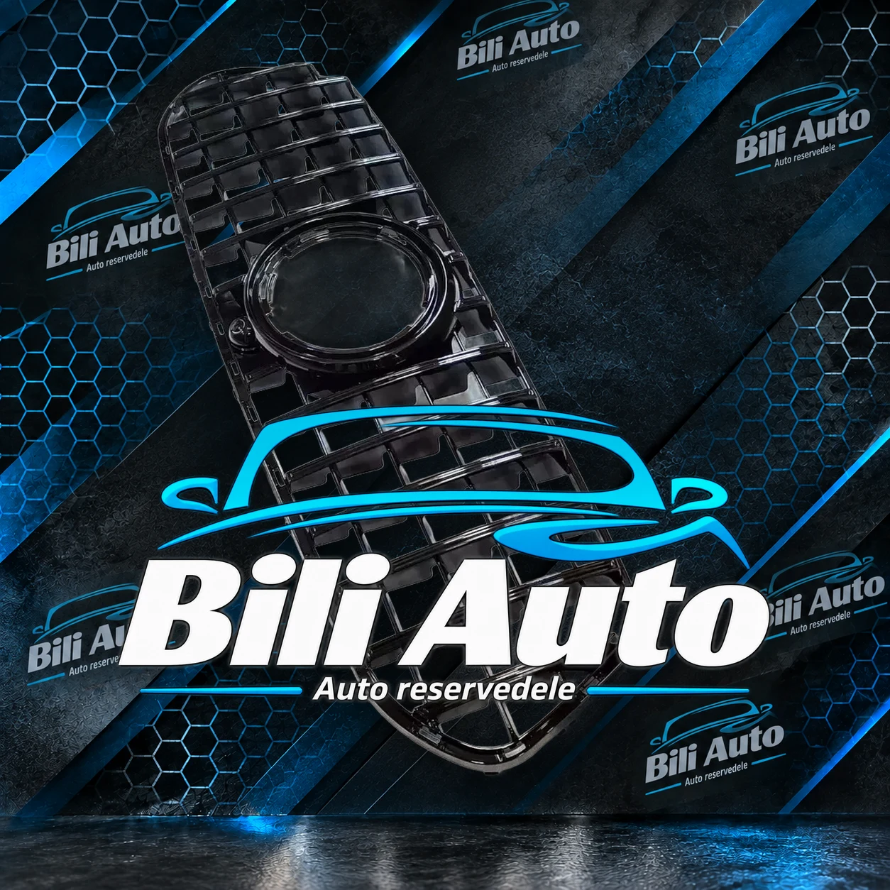 Grill Mercedes GLE W167 C167 AMG Panamericana Black V167 - Billede 5