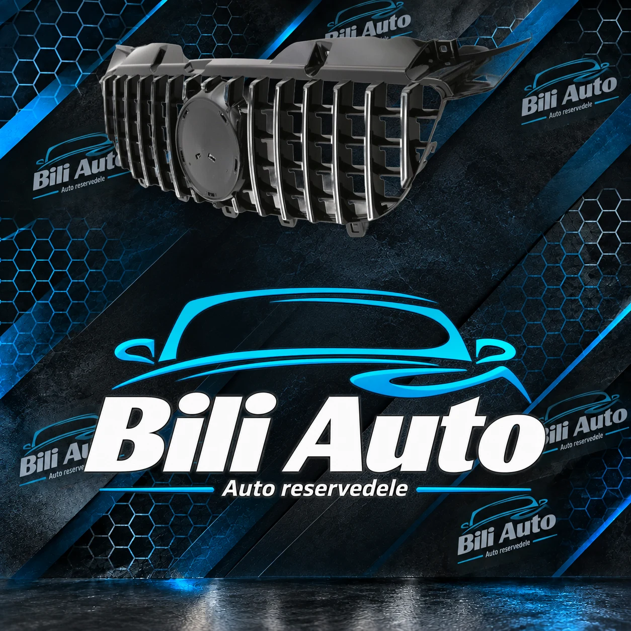 Grill Mercedes Sprinter W906 2006-2013 Panamericana AMG GT krom - Billede 2