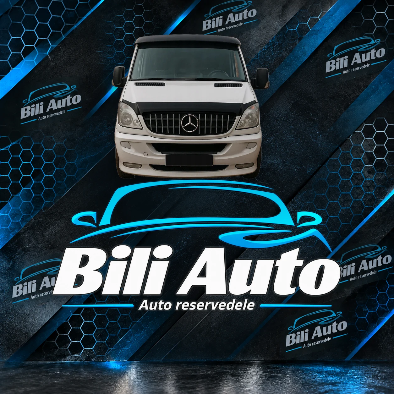 Grill Mercedes Sprinter W906 2006-2013 Panamericana AMG GT krom - Billede 6