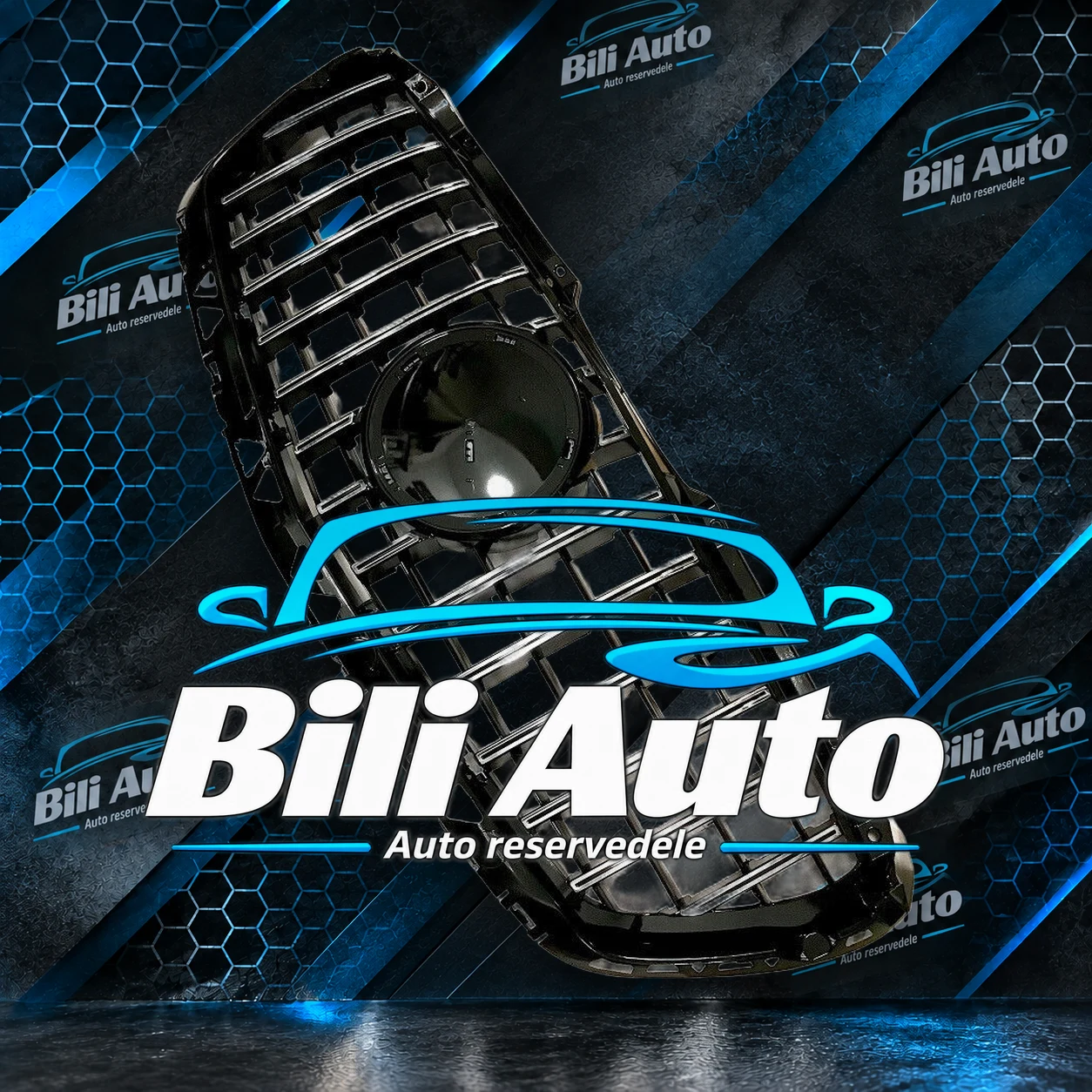 Grill Mercedes Sprinter W906 2013-2018 Panamericana AMG GT krom - Billede 3
