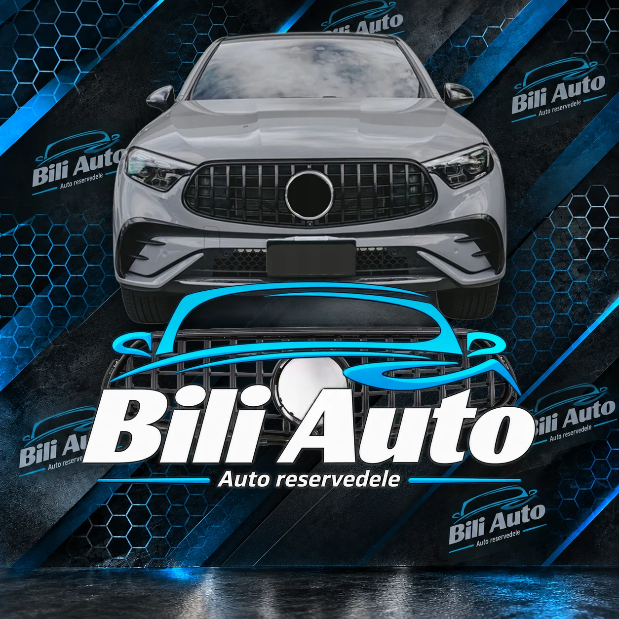 Grill Mercedes GLC Coupe W254 C254 AMG GT Black