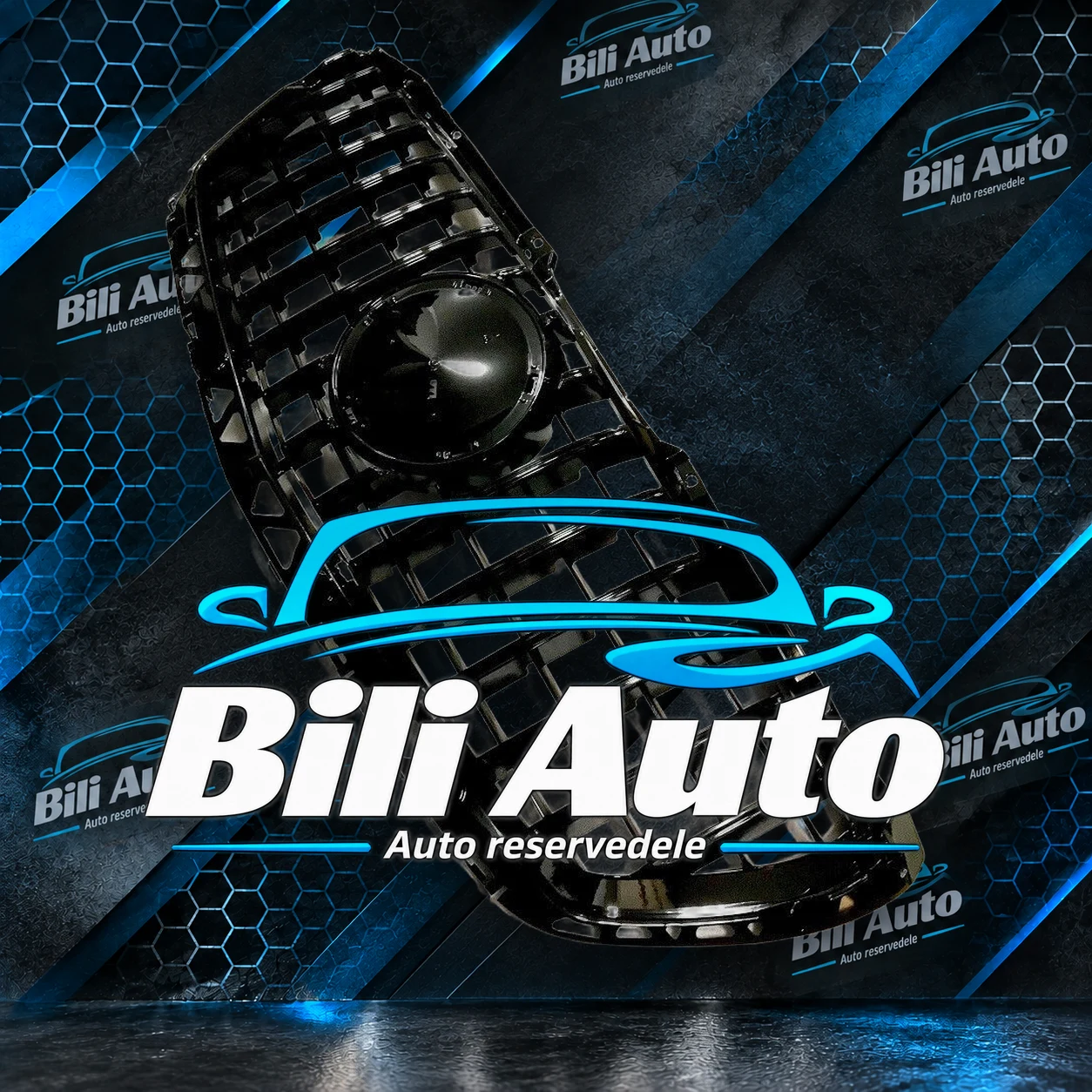 Grill Mercedes Sprinter W906 2013-2018 Panamericana AMG GT sort - Billede 4
