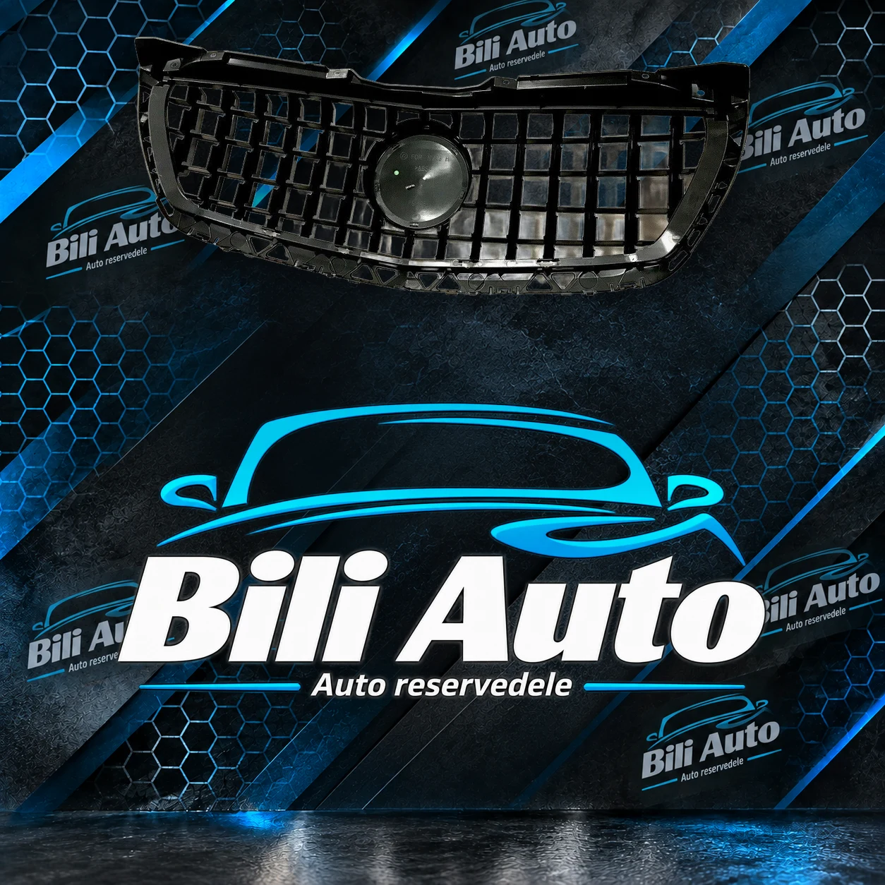 Grill Mercedes Sprinter W906 2013-2018 Panamericana AMG GT sort - Billede 5