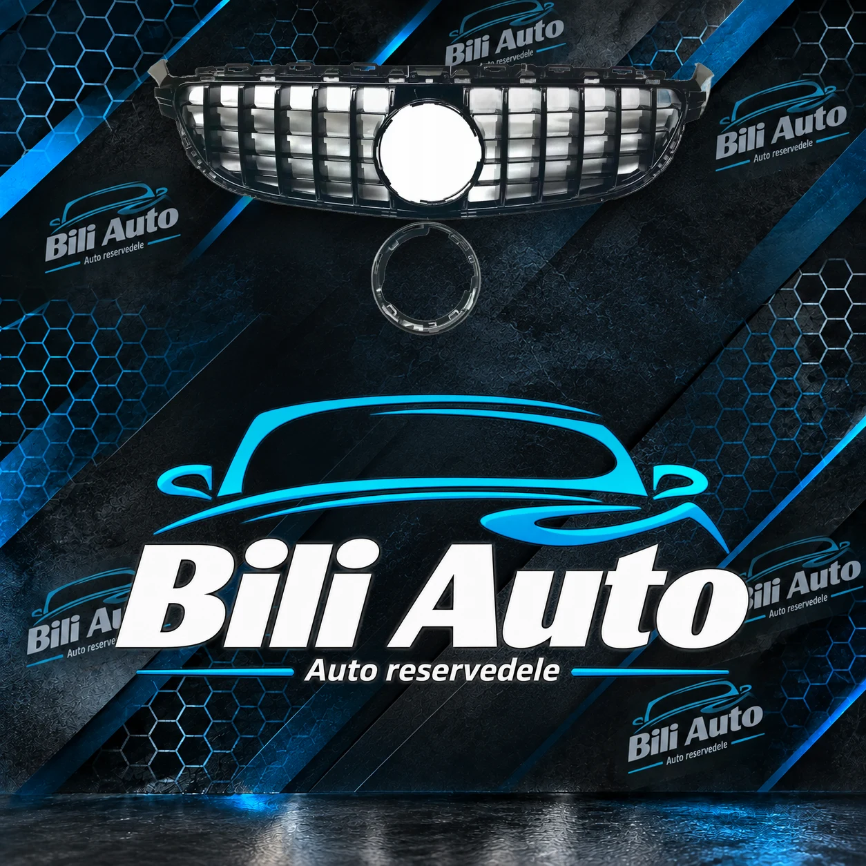 Grill Mercedes C-Klasse W205 S205 C205 Panamericana C63 AMG - Billede 2