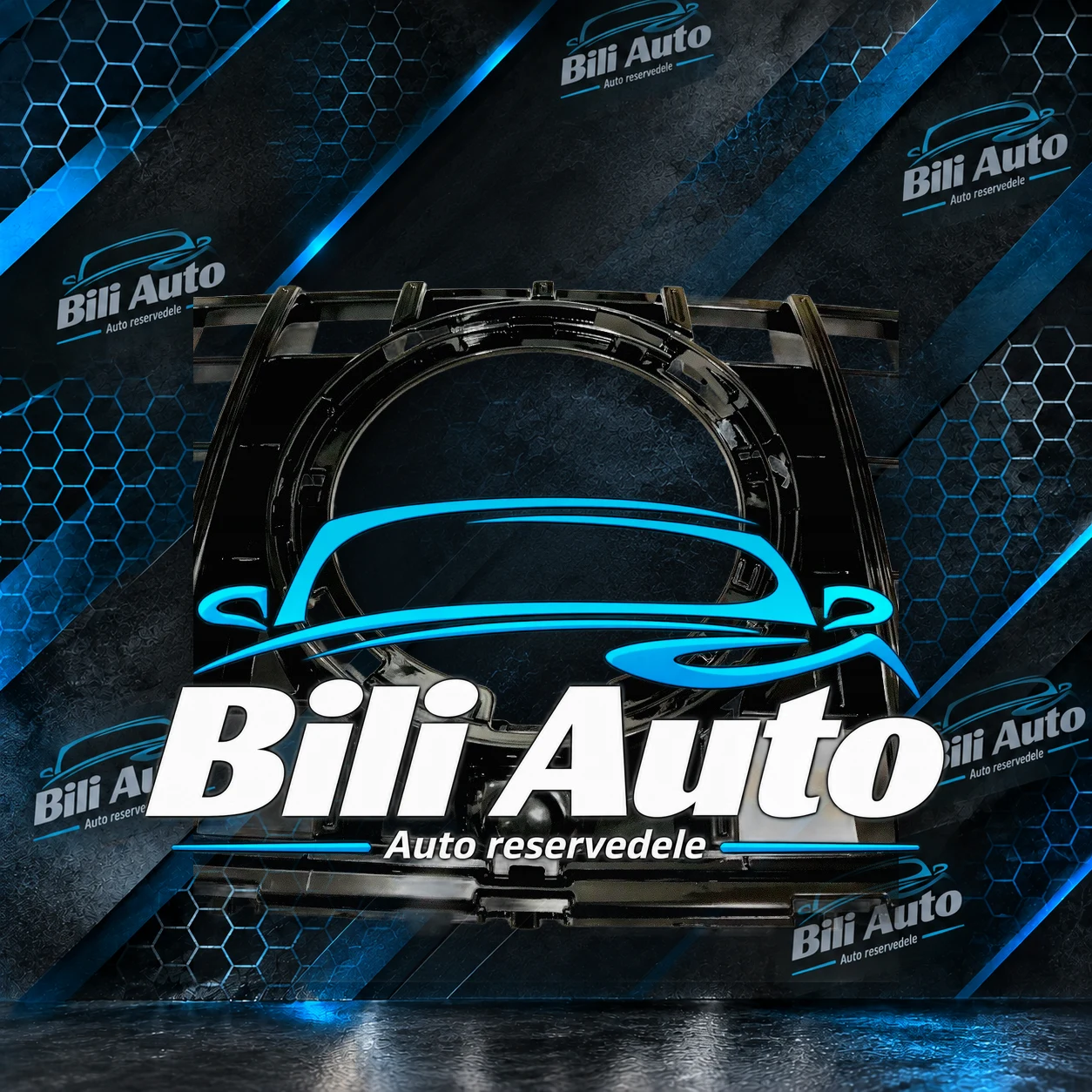 Grill Mercedes GLC C253 X253 facelift 19- Panamericana AMG GT med emblem - Billede 3