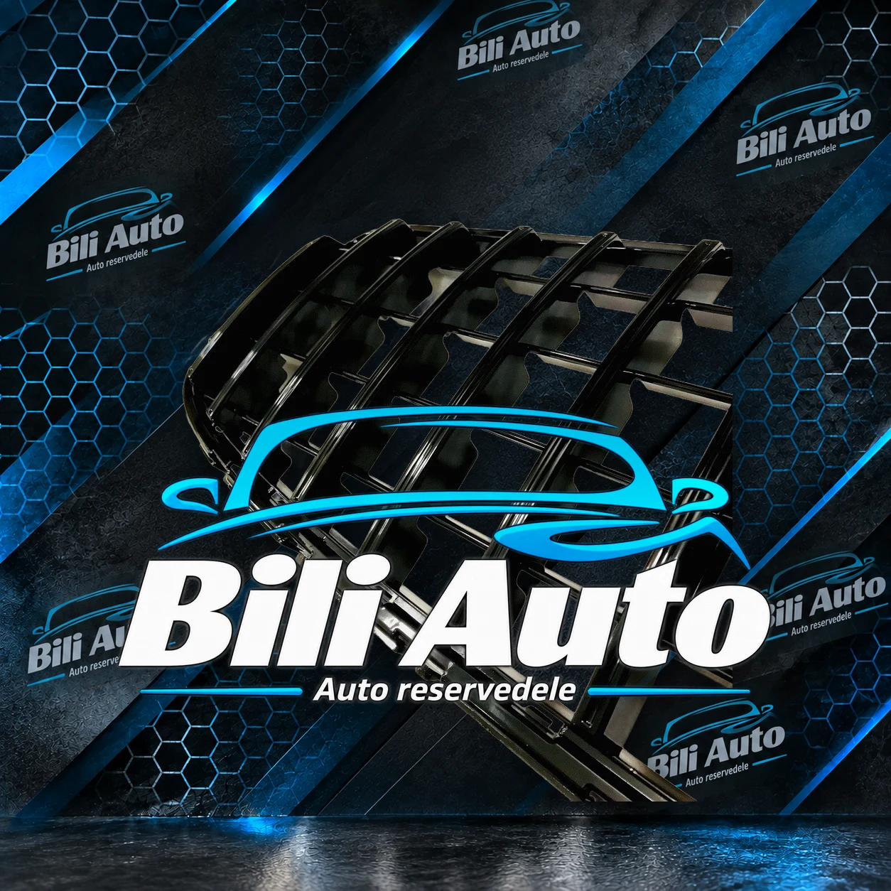 Grill Mercedes GLC C253 X253 facelift 19- Panamericana AMG GT med emblem - Billede 4