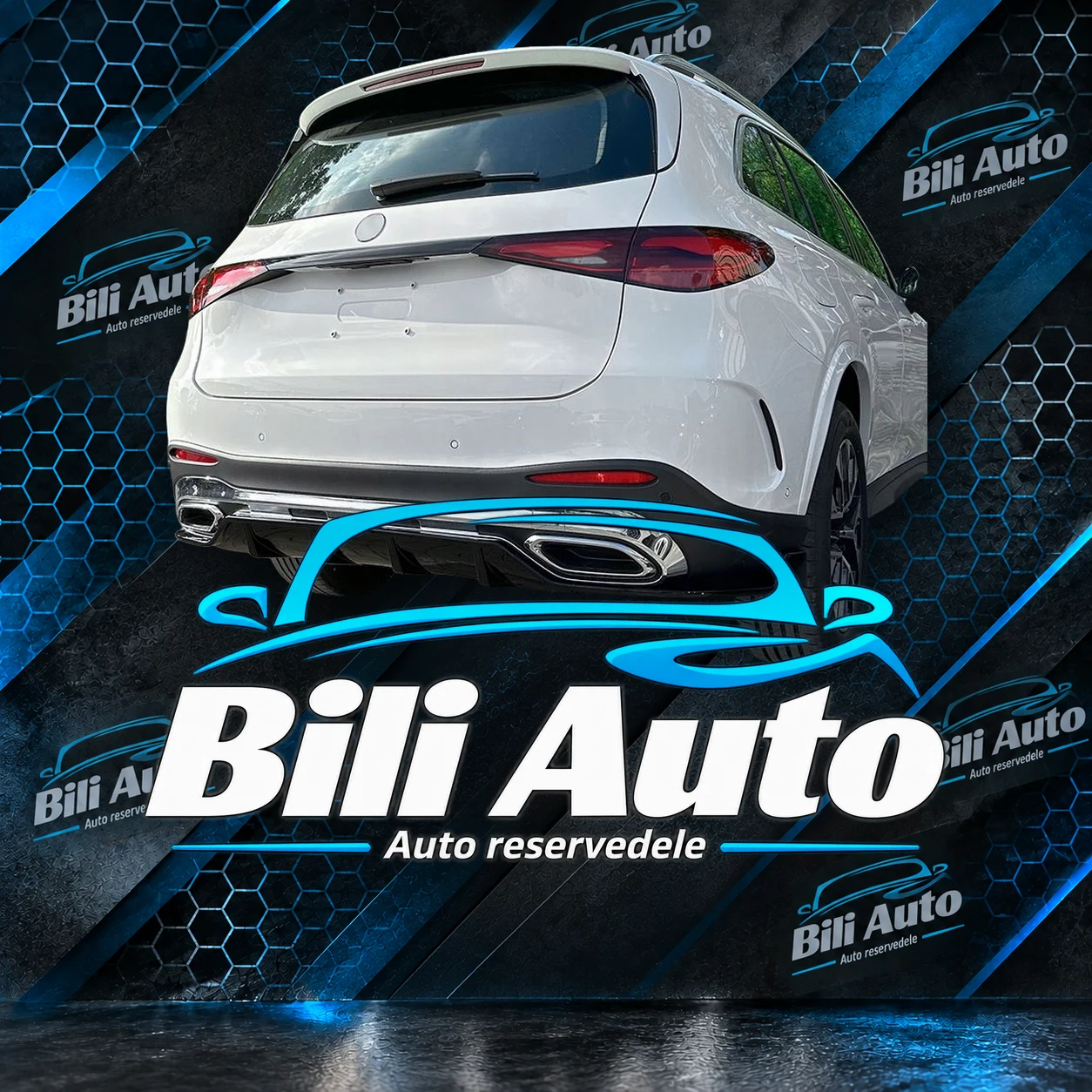 Diffuser Mercedes GLC X254 C254 AMG - Billede 4