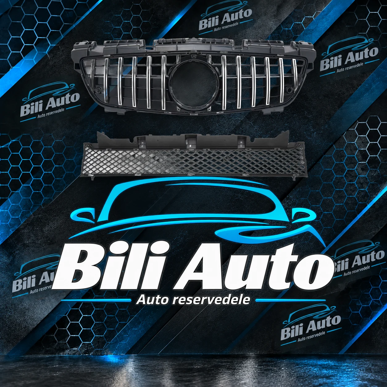 Grill Mercedes SLK R172 Panamericana GT krom