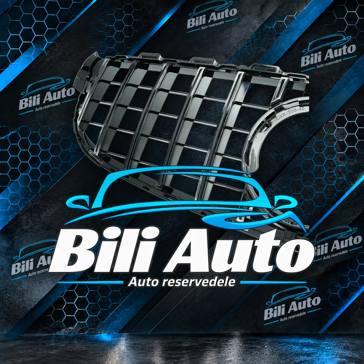 Grill Mercedes C-Klasse W205 C205 C63 AMG facelift Panamericana - Billede 4