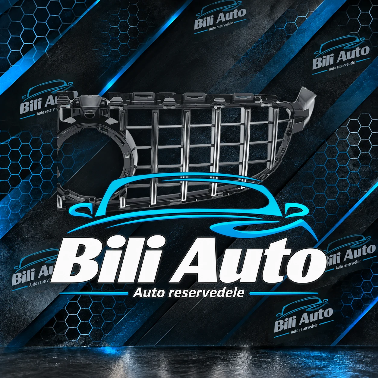 Grill Mercedes C-Klasse W205 C205 C63 AMG facelift Panamericana - Billede 5