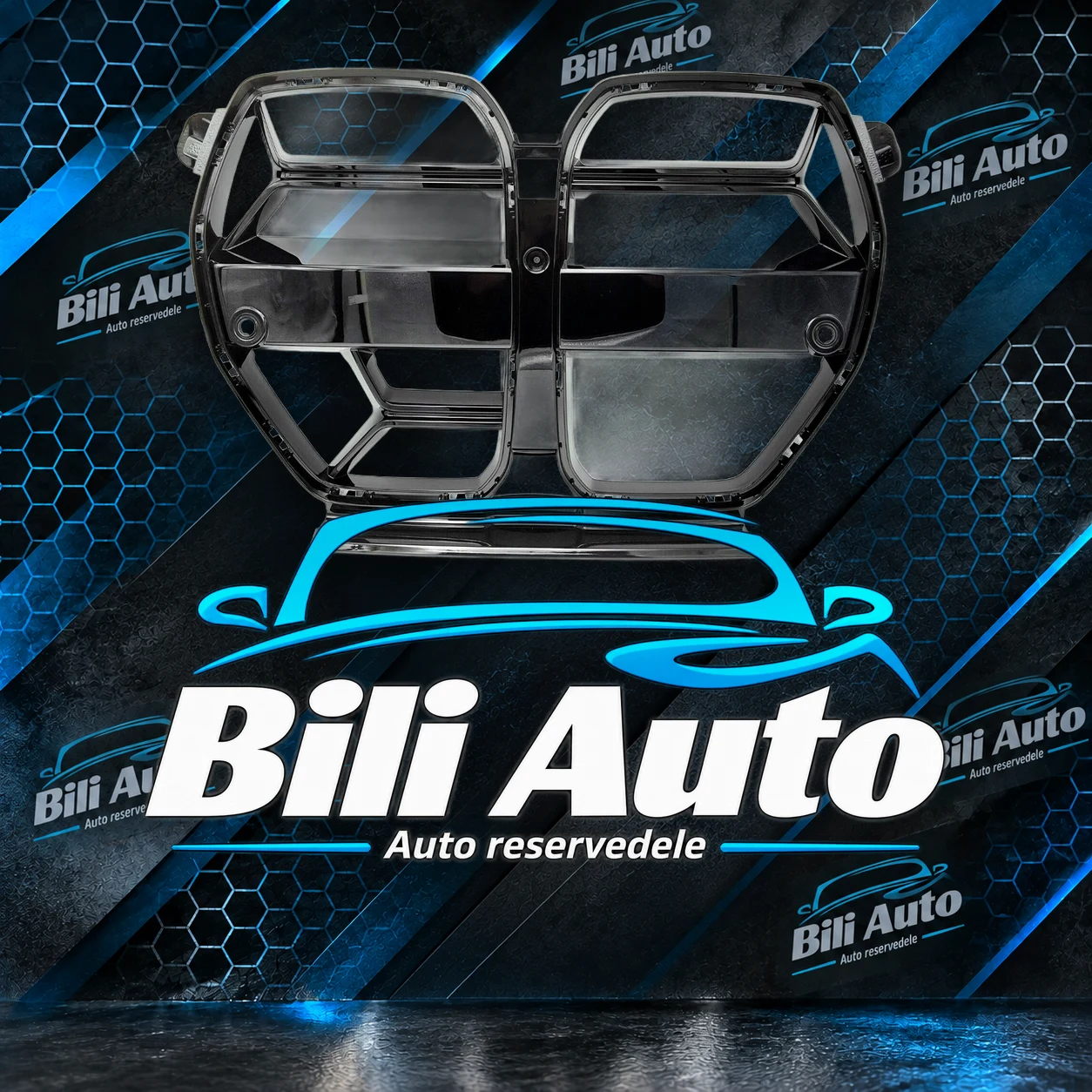 Grill nyrer BMW 3 M3 G80 G81 4 M4 G82 G83 blank sort - Billede 3