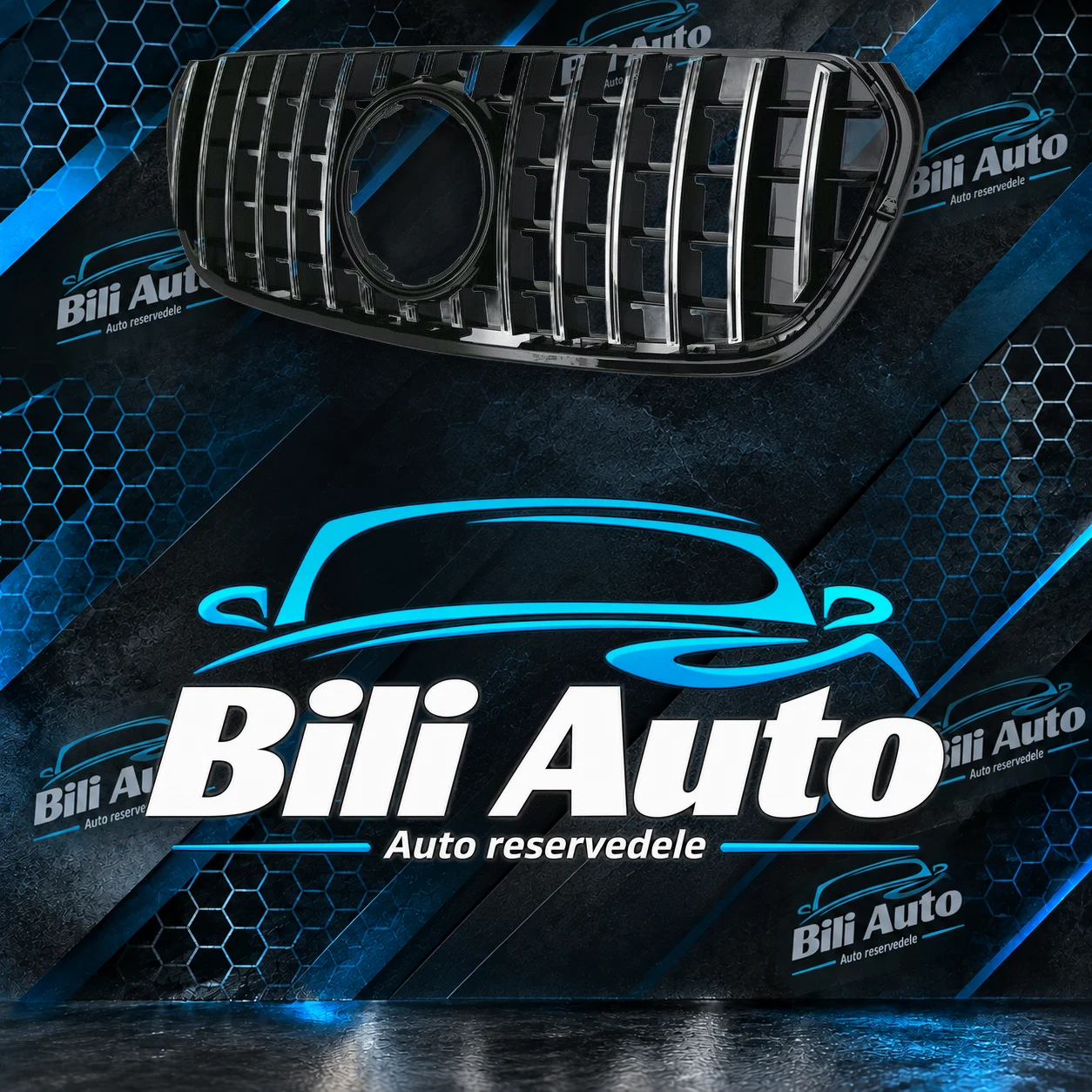 Grill Mercedes X-Klasse W470 Panamericana AMG GT krom - Billede 2