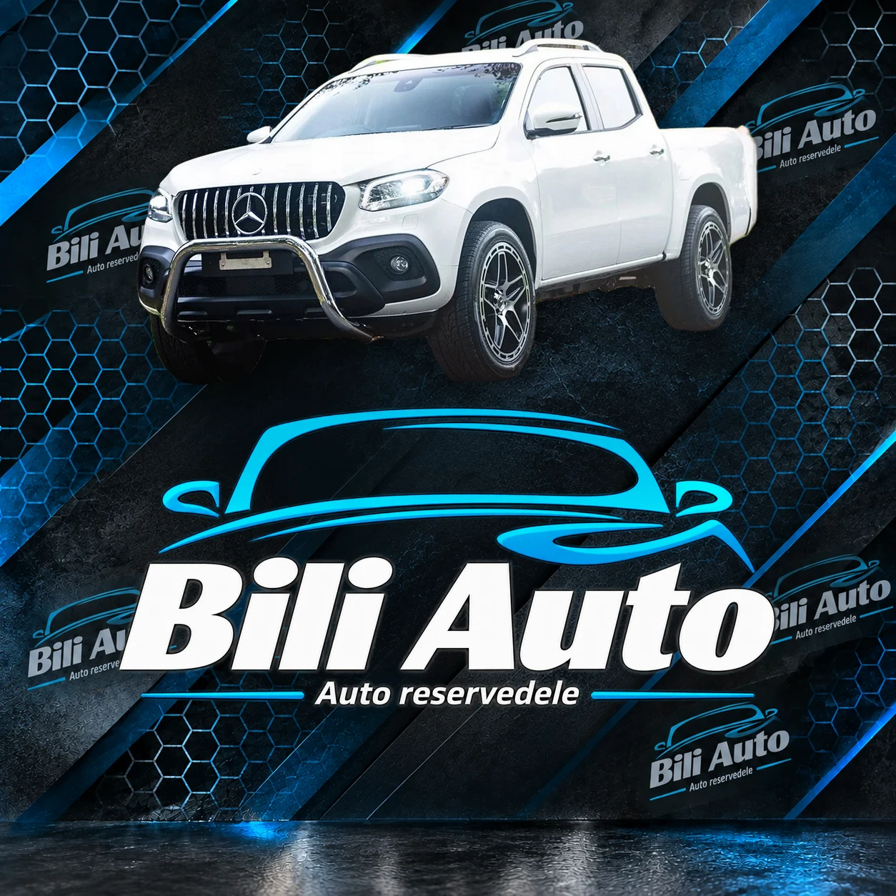 Grill Mercedes X-Klasse W470 Panamericana AMG GT krom - Billede 3