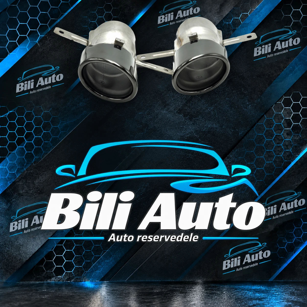 Rørhaler Mercedes A35 AMG W177 CLA W118 C118 GLB 247 sort - Billede 2