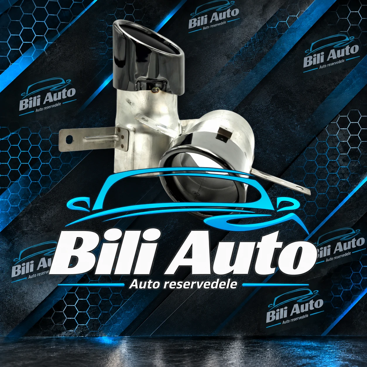 Rørhaler Mercedes A35 AMG W177 CLA W118 C118 GLB 247 sort - Billede 3
