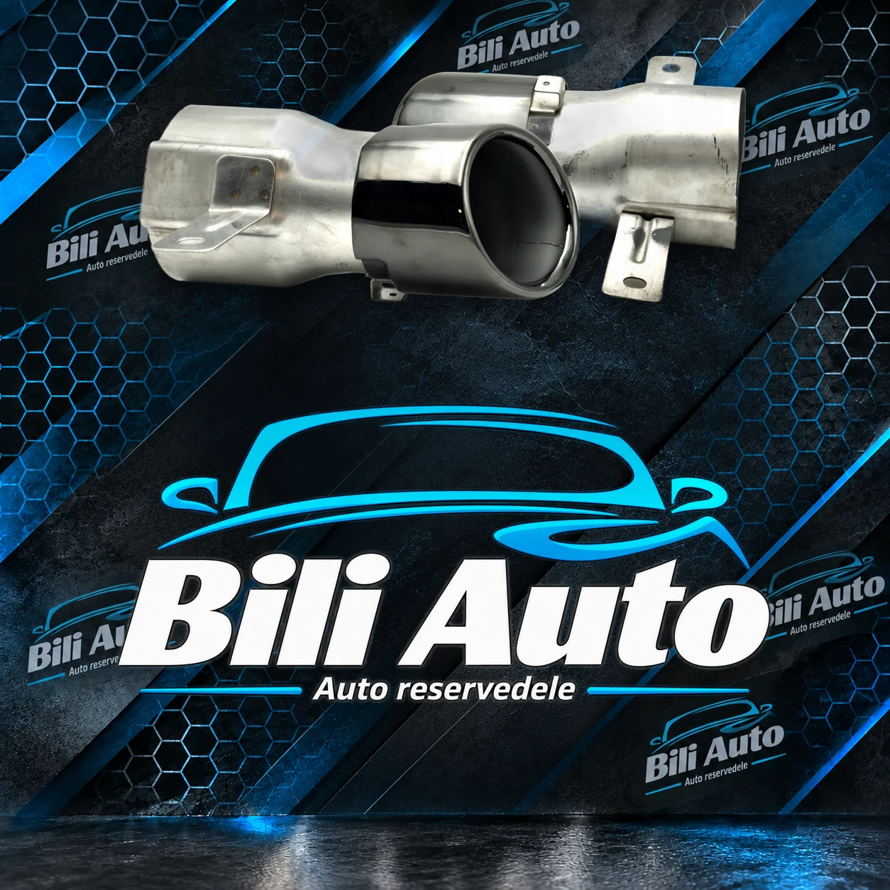Rørhaler Mercedes A35 AMG W177 CLA W118 C118 GLB 247 sort - Billede 4