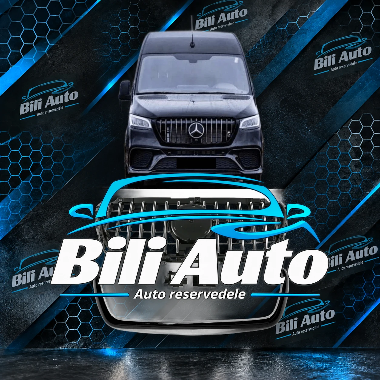 Grill Mercedes Sprinter B907 B910 Panamericana AMG GT