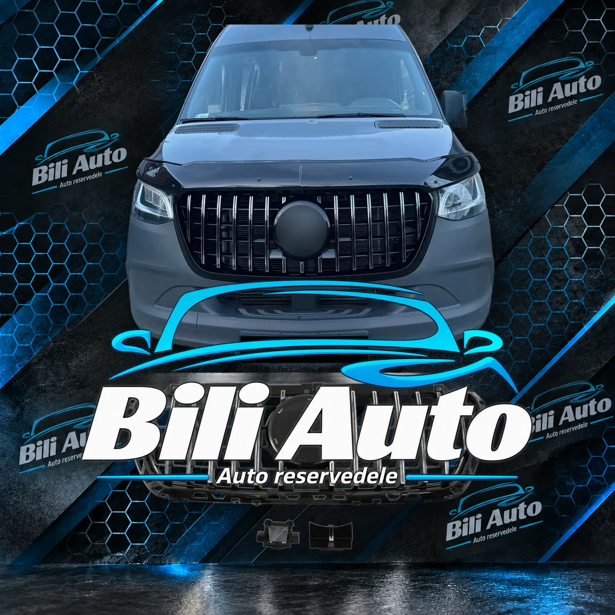 Grill Mercedes Sprinter B907 B910 Panamericana AMG GT - Billede 5