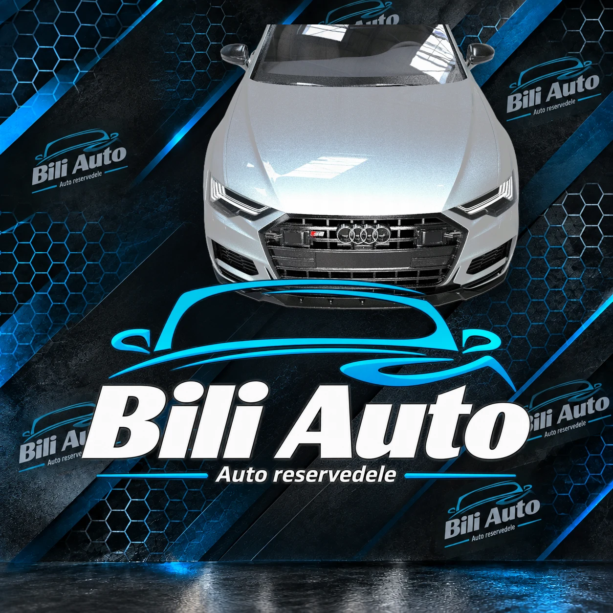 Frontsplitter Audi A6 C8 S-Line S6 Avant Sedan - Billede 2