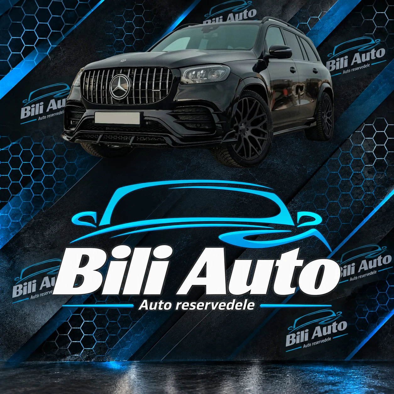 Grill Mercedes GLS X167 AMG GT Panamericana krom - Billede 5