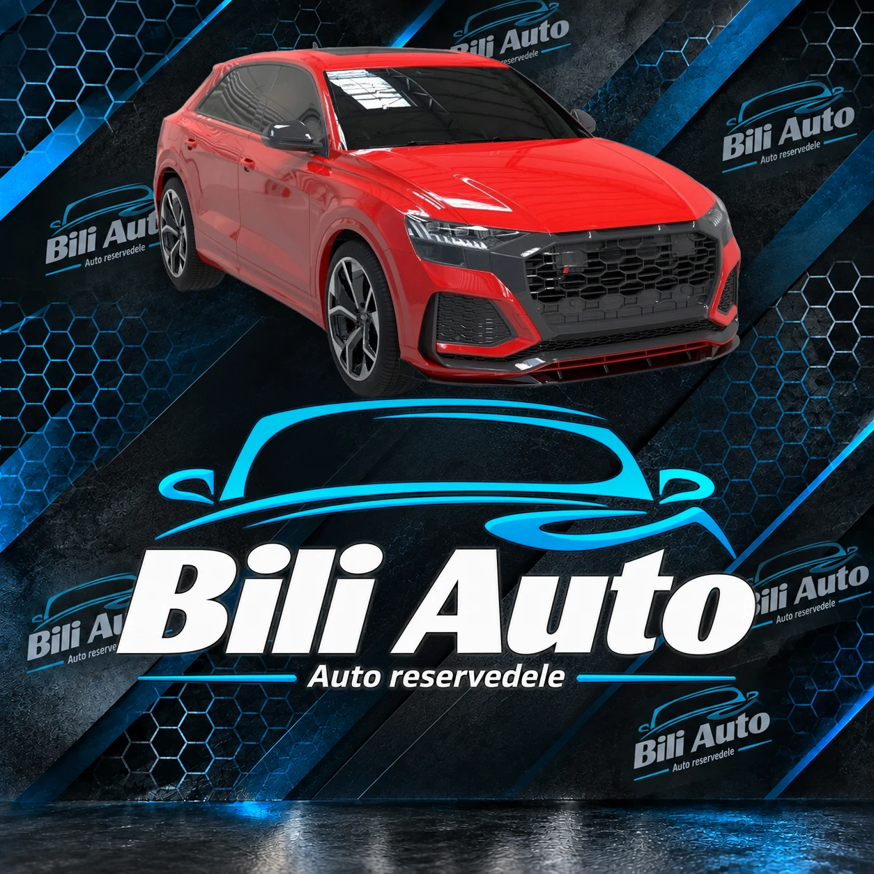 Frontsplitter Audi RSQ8 MK1 2020-2024