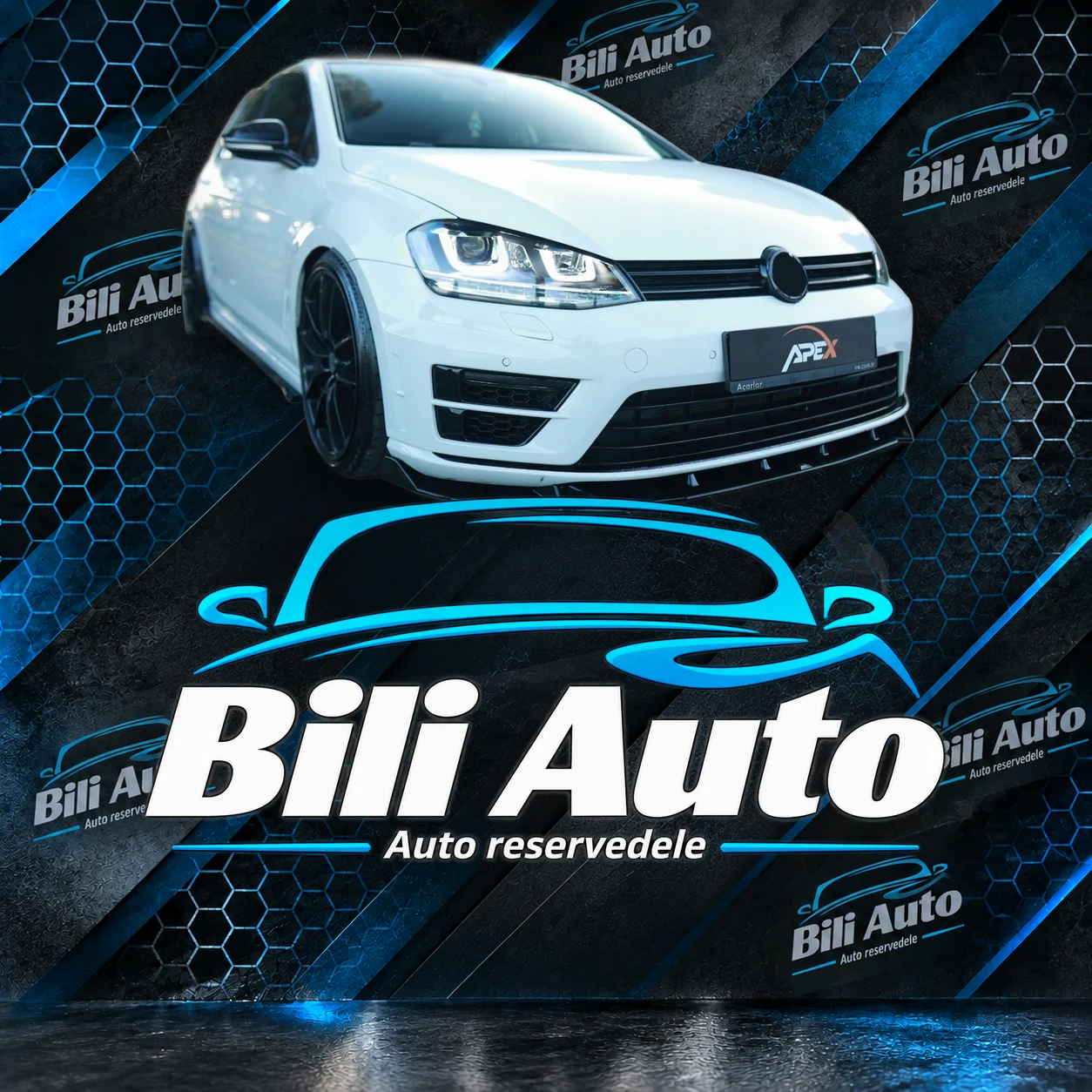 Frontsplitter Volkswagen Golf MK7 R & R-Line 2013-2016