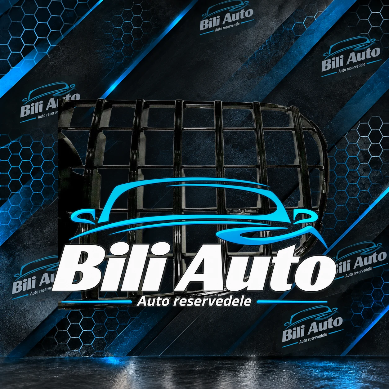 Grill Mercedes GLS X167 AMG GT Panamericana Full Black 2019-2023 - Billede 6