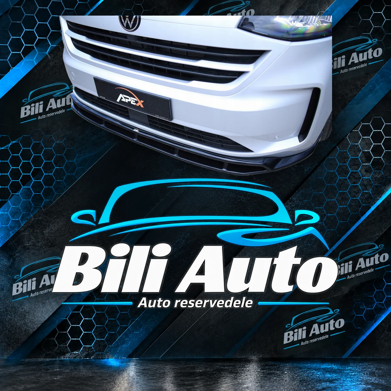 Frontsplitter Volkswagen Transporter T7 2022+ - Billede 3