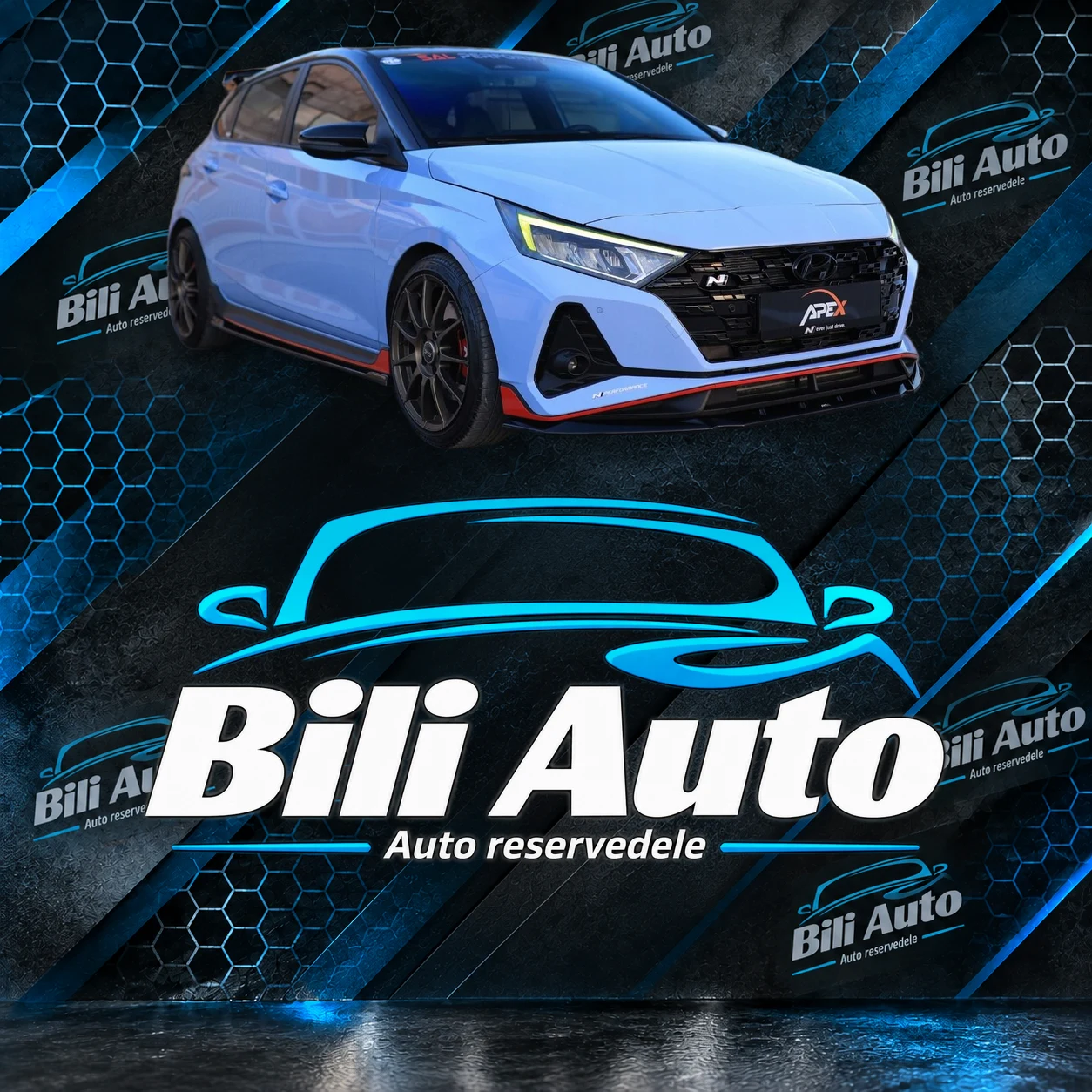 Frontsplitter Hyundai i20N 2020-2024 - Billede 3