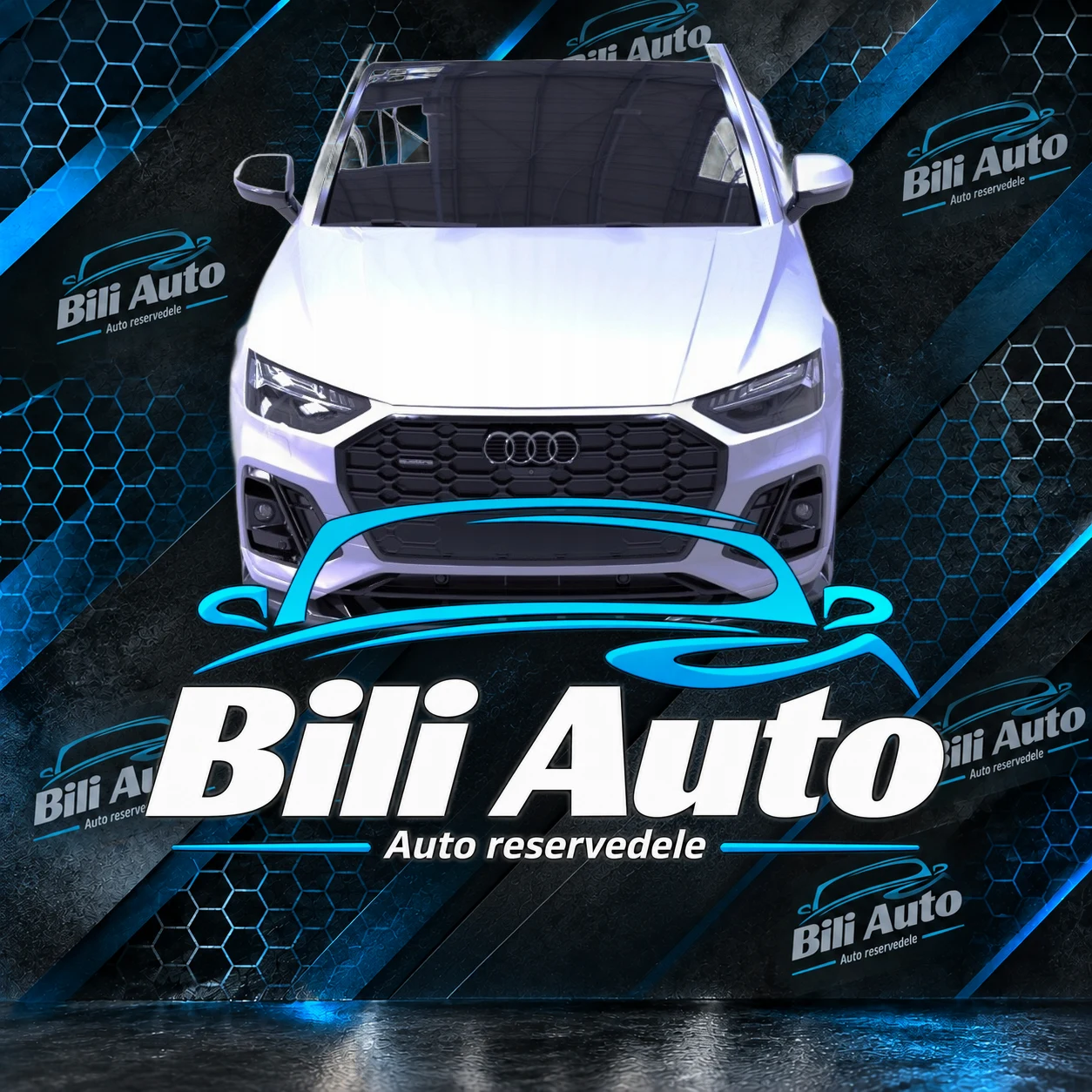 Splitter til forreste kofanger Audi Q5 S-Line SUV Sportback SQ5 MK2 - Billede 2