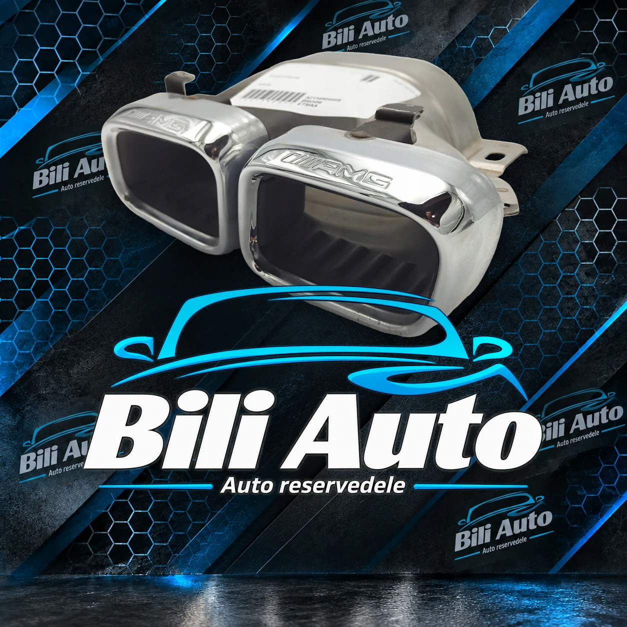 Rørhale Mercedes E-klasse W213 S213 E63 AMG facelift A2134904805 - Billede 2