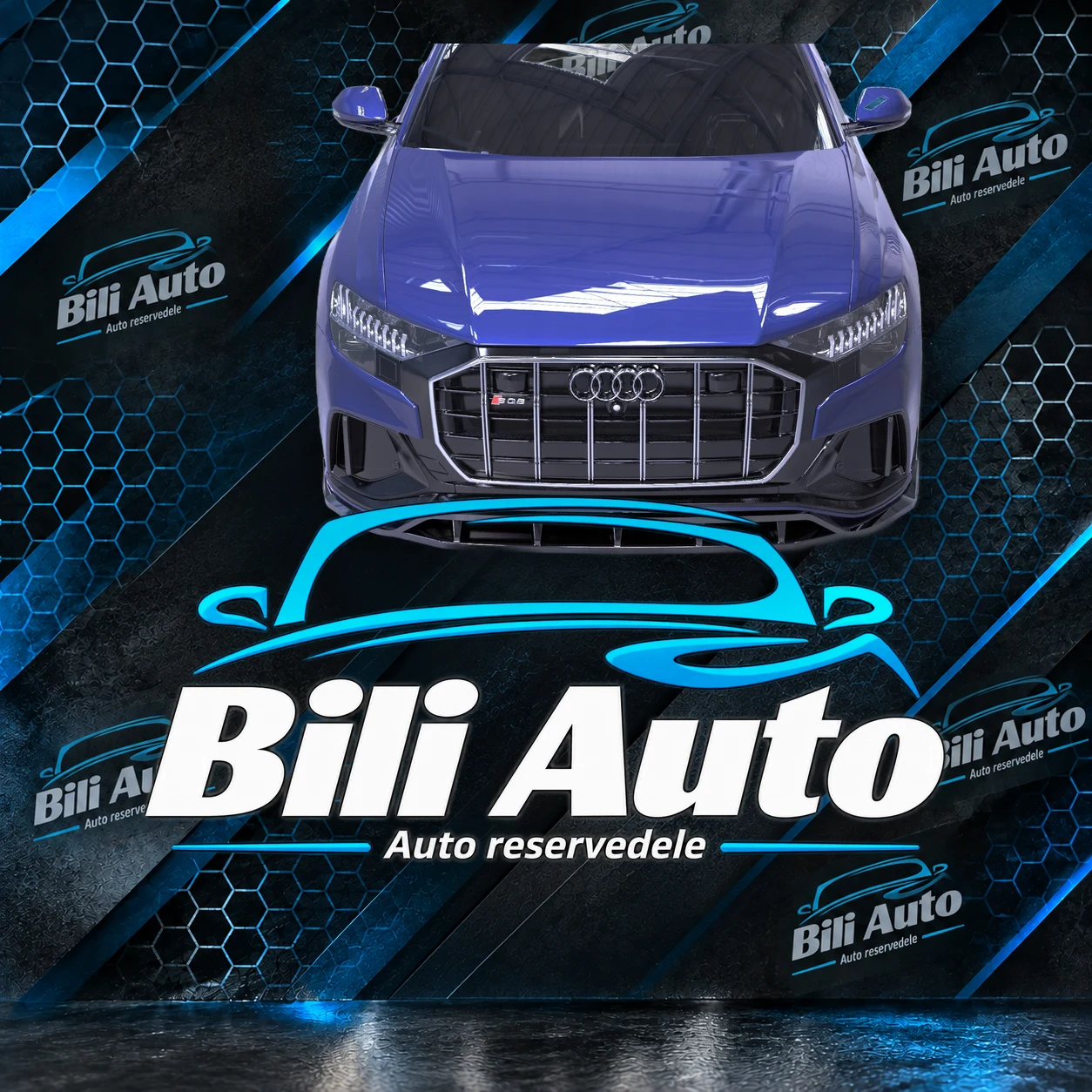 Frontsplitter Audi SQ8 MK1 2019-2023 - Billede 2
