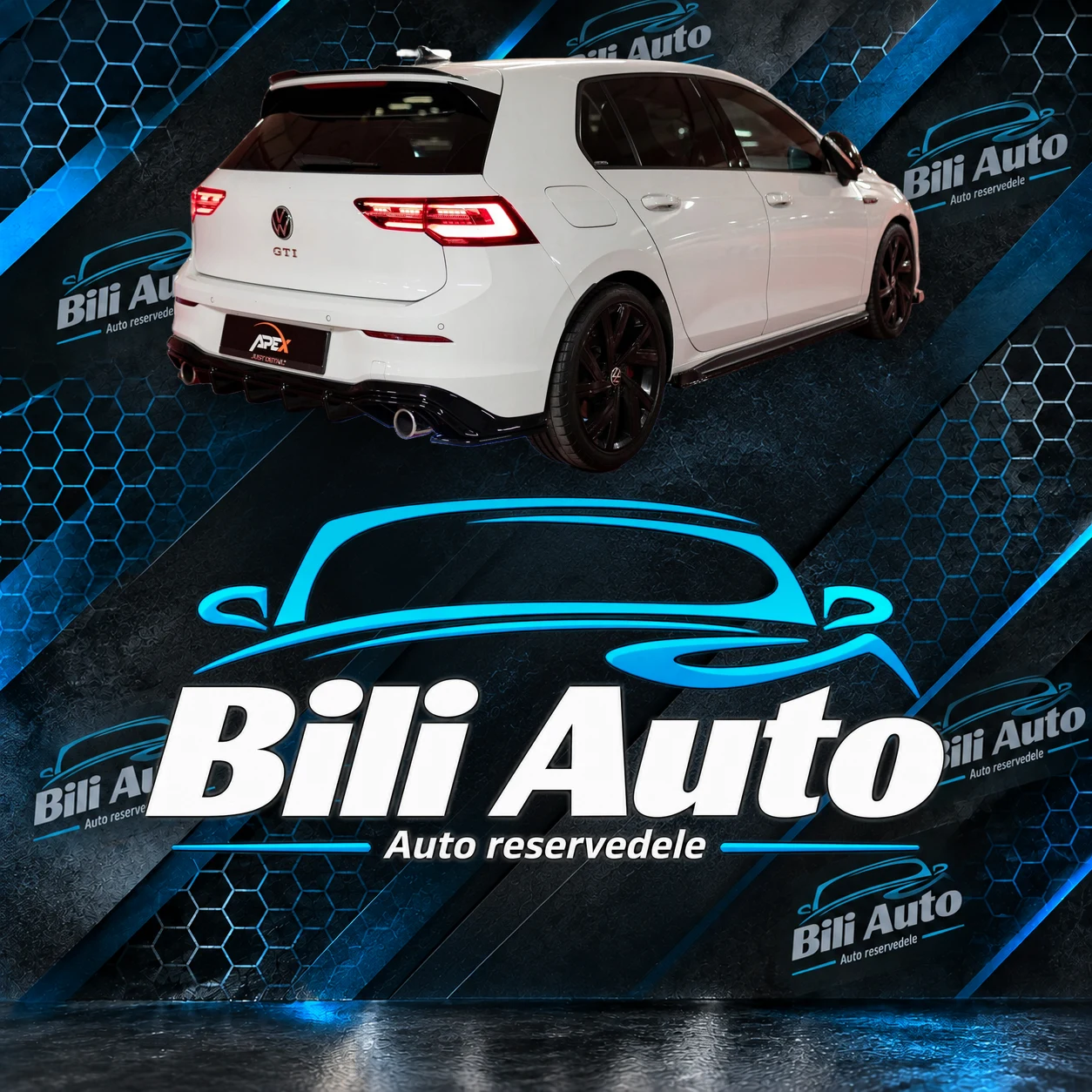 Diffuser Volkswagen Golf 8 MK8 GTI - Billede 2