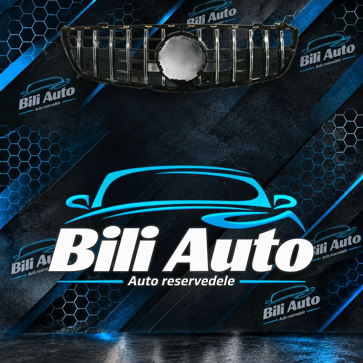 Grill Panamericana Mercedes SL R231 krom - Billede 3