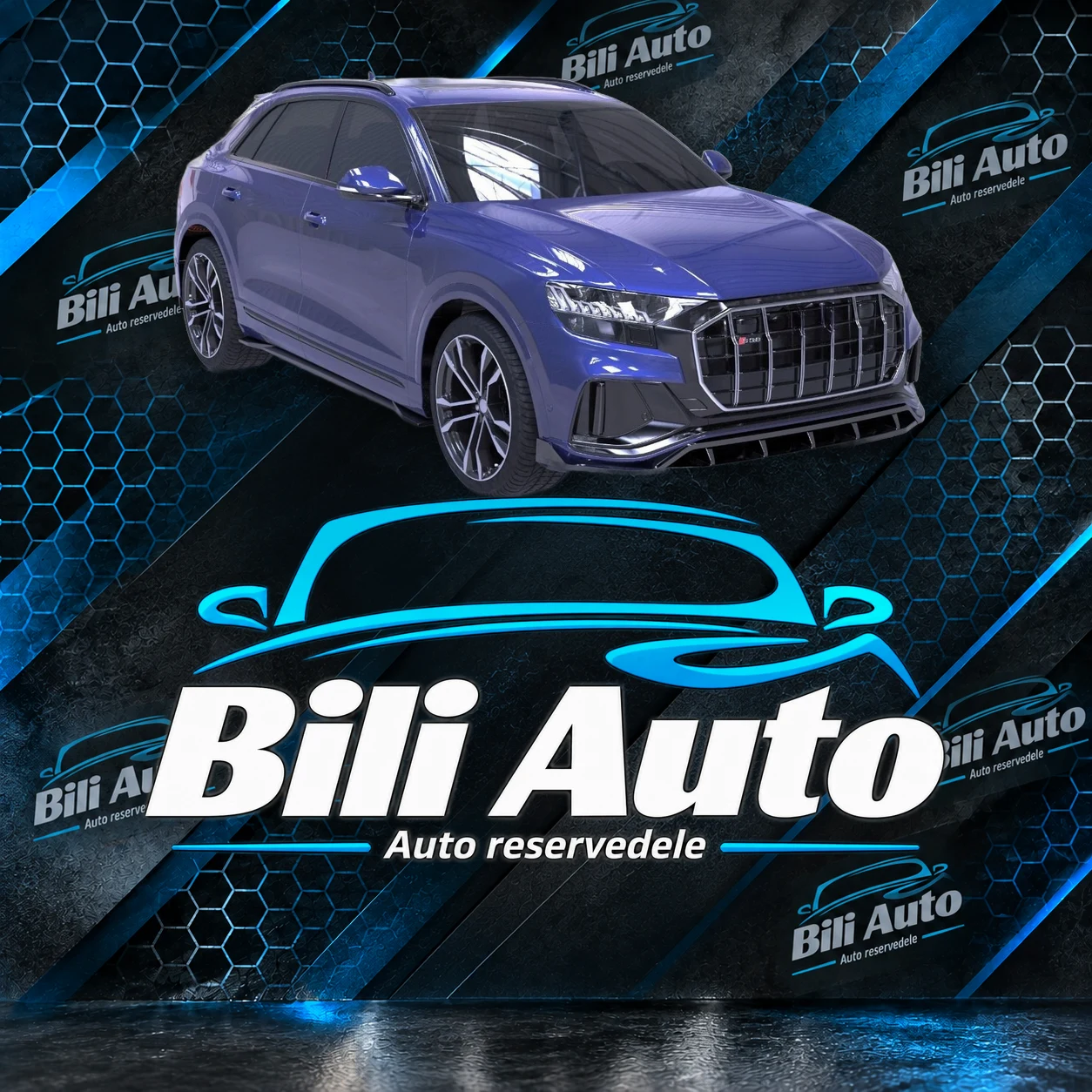 Frontsplitter Audi SQ8 MK1 2019-2023