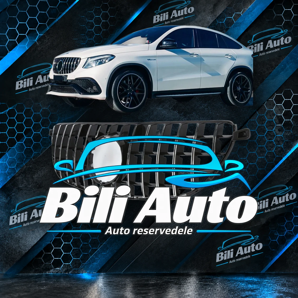 Grill Mercedes GLE Coupe W292 C292 GLE W166 GLE 63 AMG Panamericana