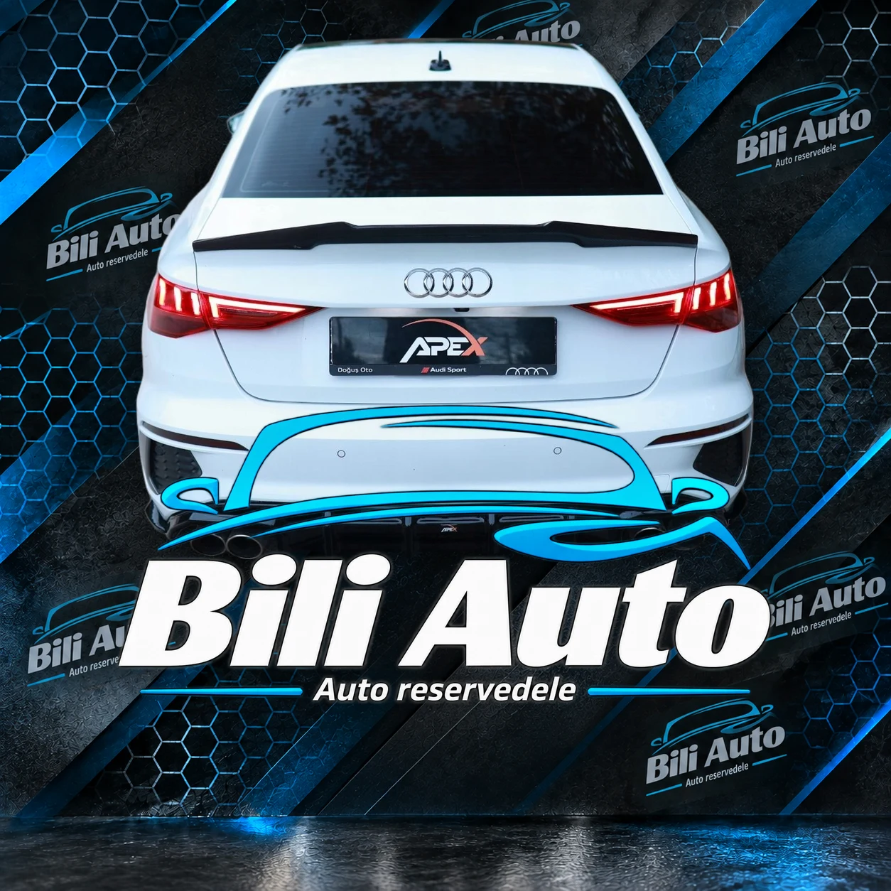 Diffuser Audi S3 8Y Sedan 2020-2024 - Billede 2