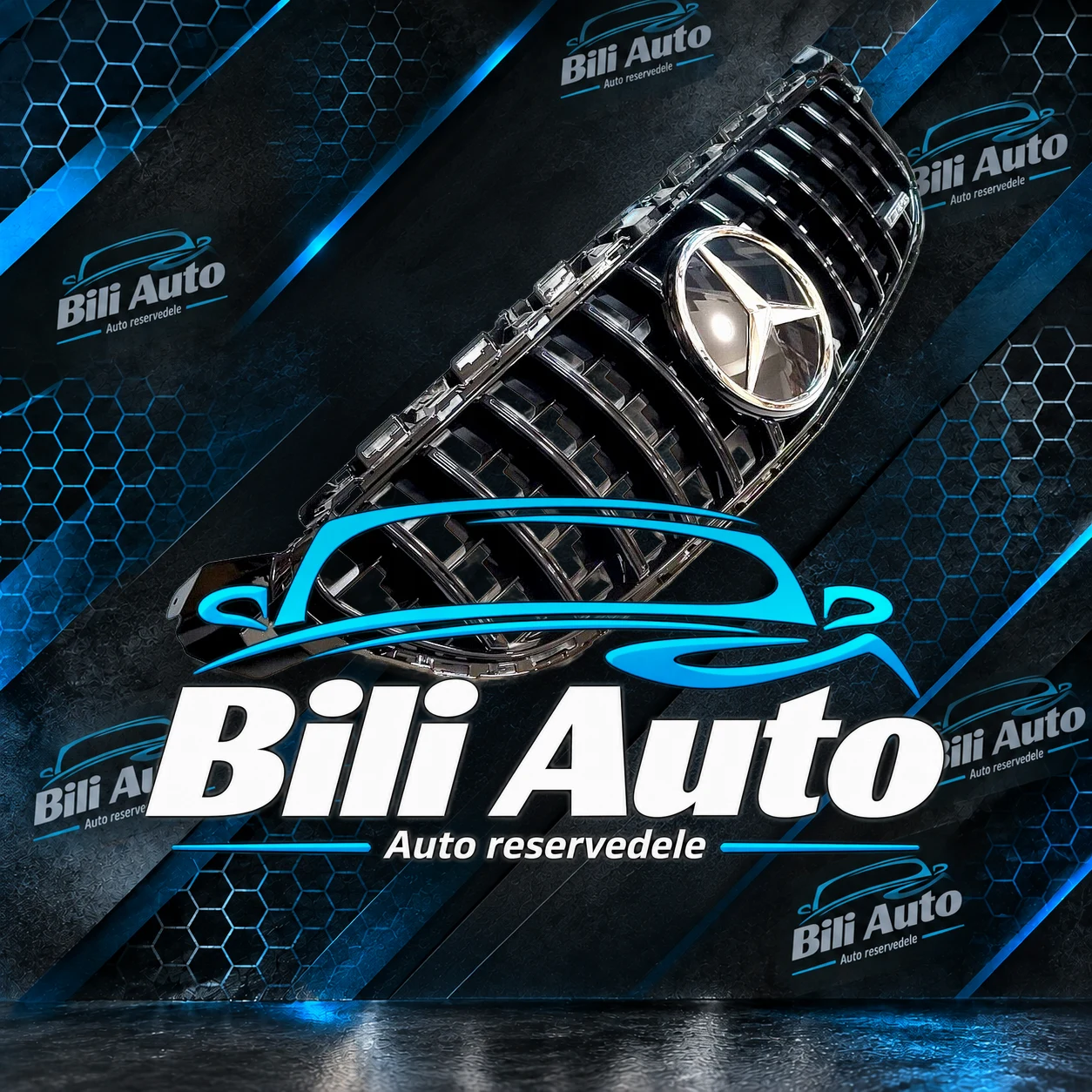 Grill Mercedes C W205 S205 C205 Panamericana C63 AMG - Billede 2