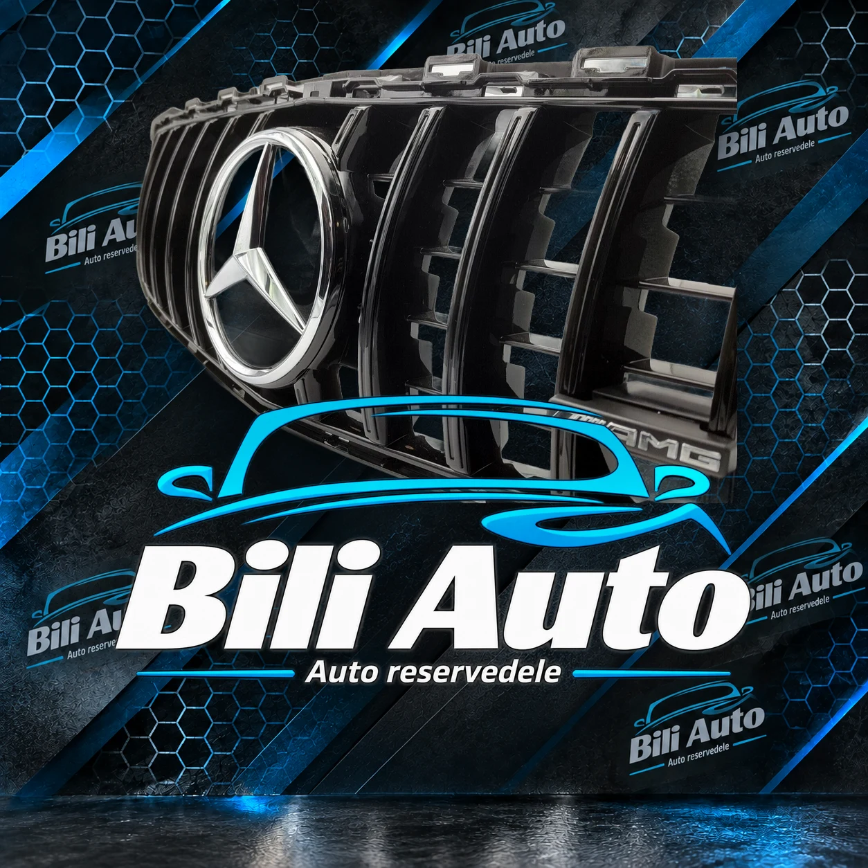 Grill Mercedes C W205 S205 C205 Panamericana C63 AMG - Billede 5