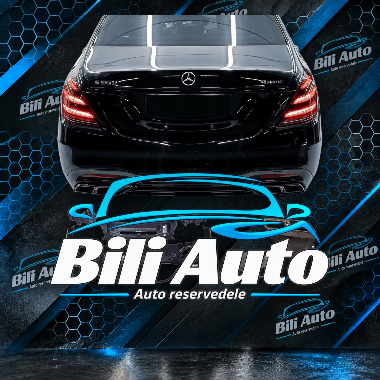 Diffuser Mercedes S-klasse W222 facelift S65 AMG Night