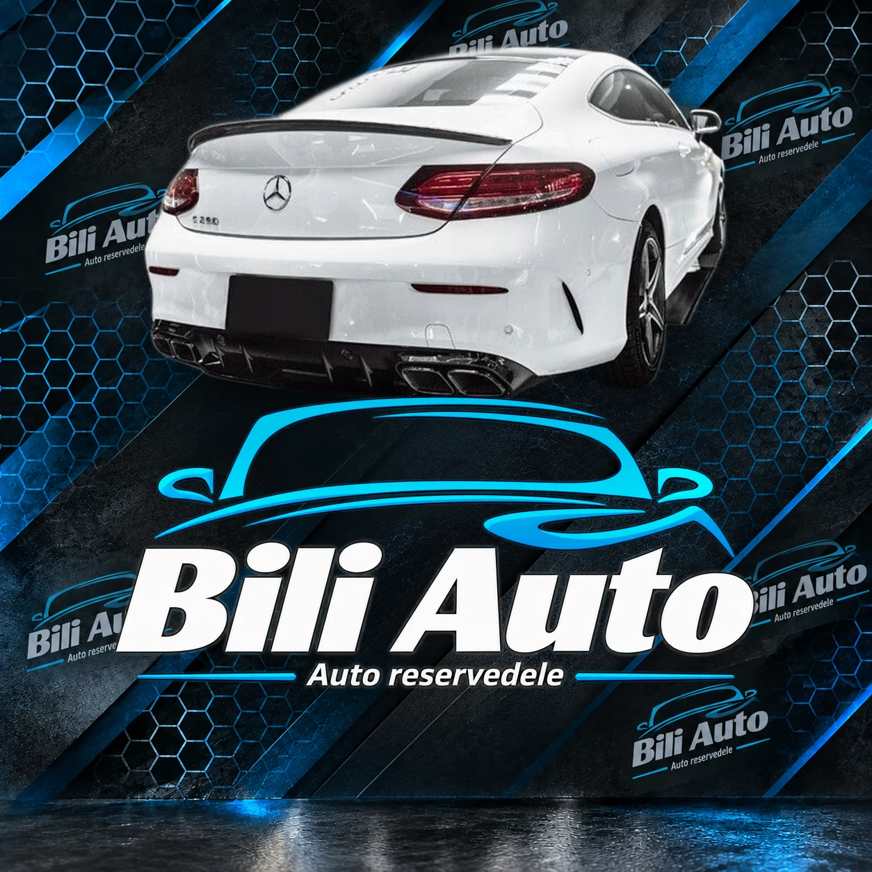 Rørhaler Mercedes C Coupe Cabrio C205 A205 AMG - Billede 3