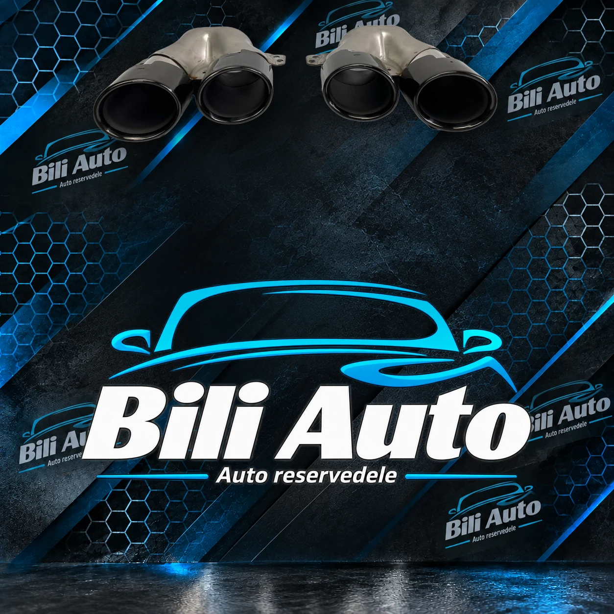 Diffuser Mercedes C-klasse W206 AMG C43 Night Pakke - Billede 3