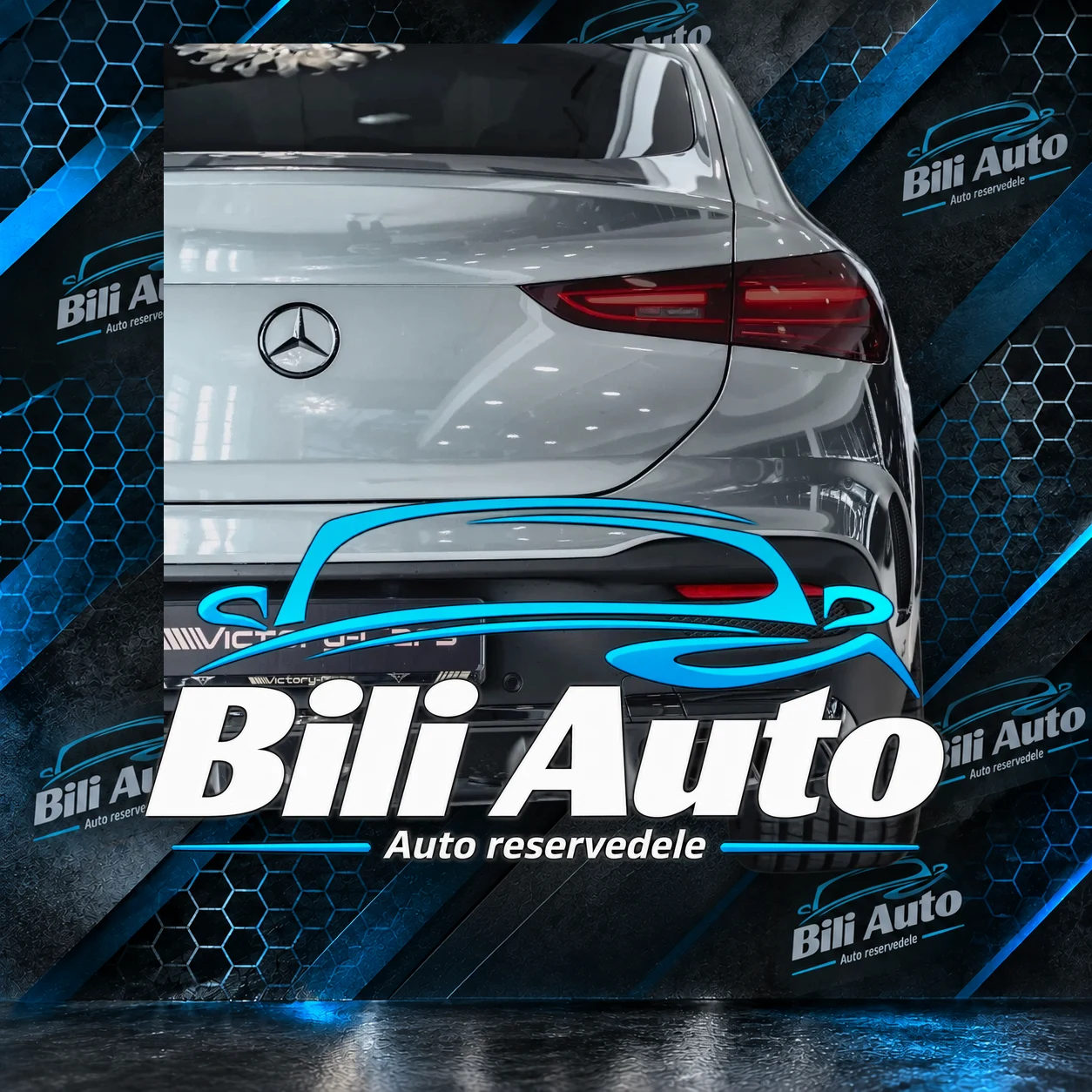 Diffuser bagtil Mercedes GLE C167 W167 Coupe 63 AMG Night - Billede 5