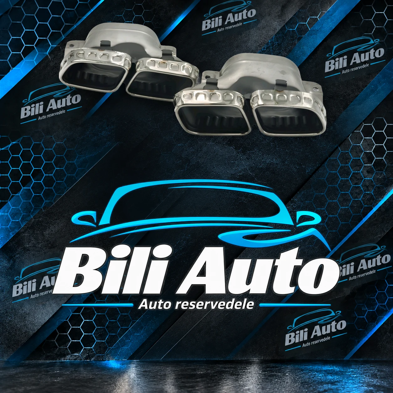 Diffuser Mercedes C-klasse W206 S206 C63 AMG krom - Billede 4