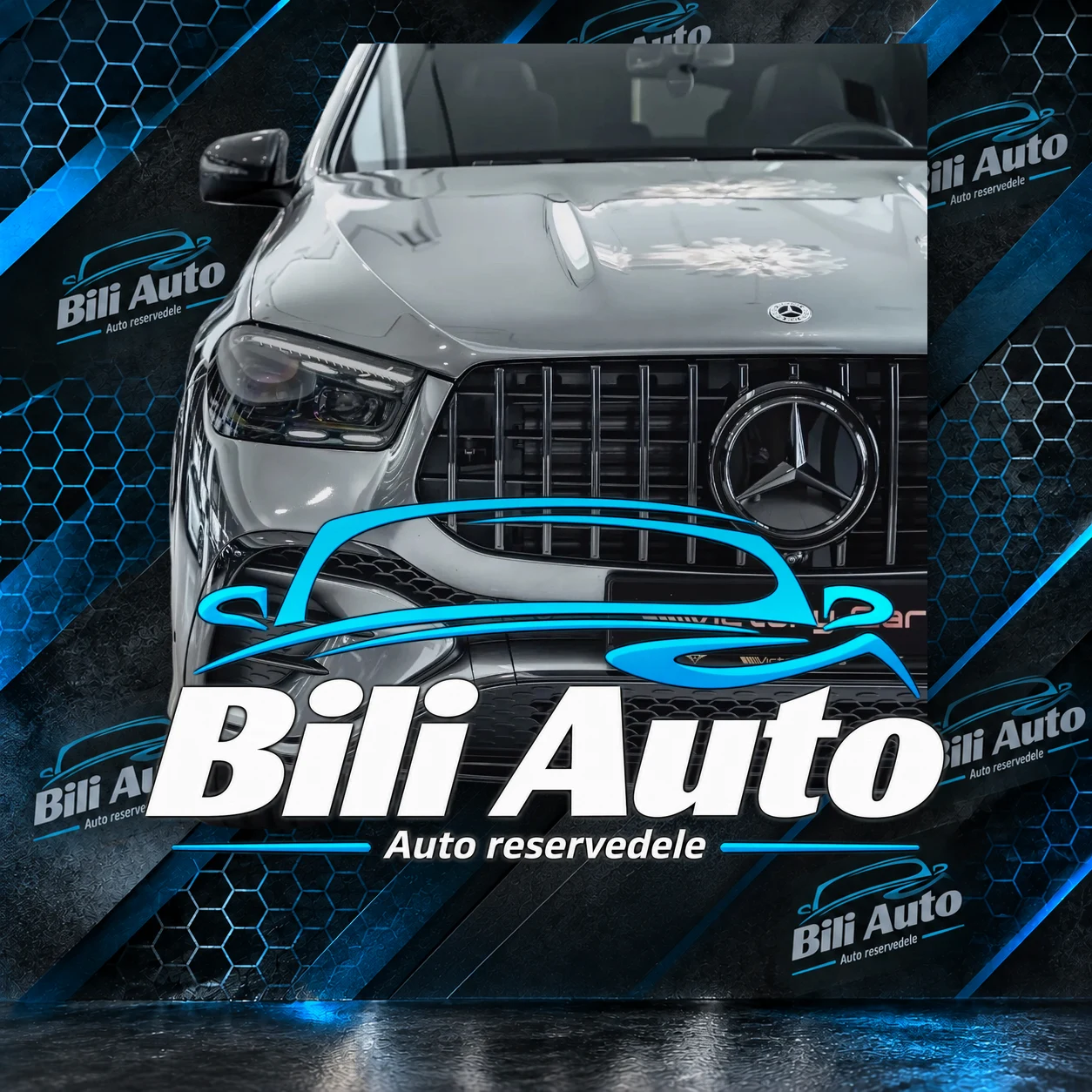Grill og diffuser Mercedes GLE C167 W167 Coupe 63 AMG Night Pakke - Billede 6